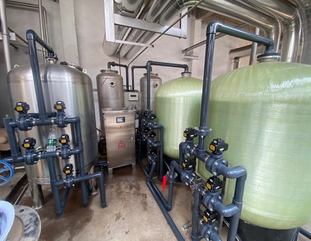 宣威文山某纤维板工厂锅炉25吨净化软化设备